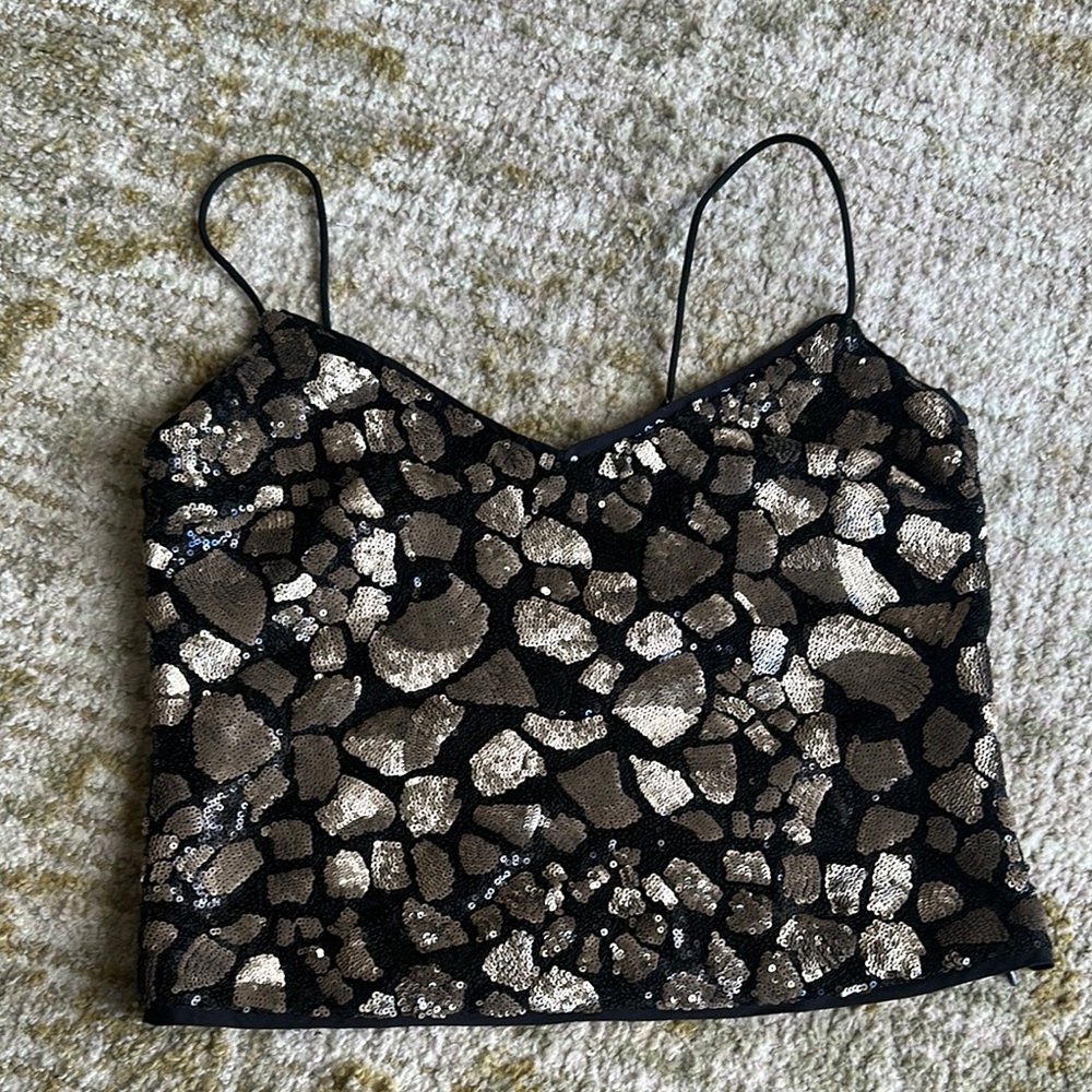 Line and dot sequence Camisole S